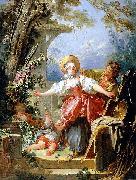 Jean-Honore Fragonard The Blind man bluff game oil painting reproduction